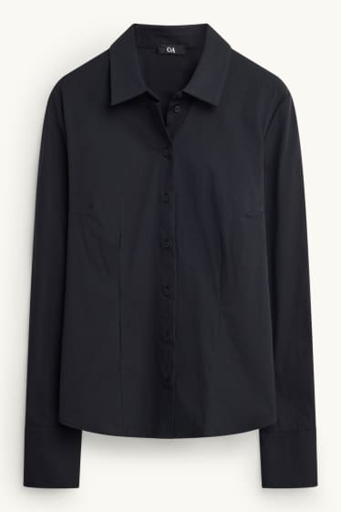 Damen - Bluse - schwarz