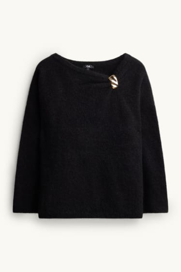 Femei - Pulover - negru