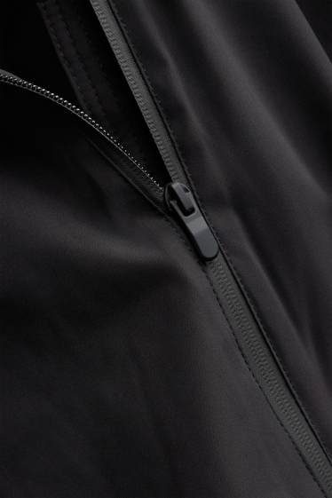 Femmes - Veste hardshell avec capuche - imperméable - noir