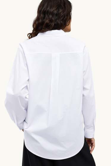 Damen - Hemdbluse - weiss