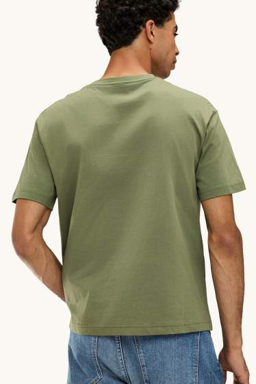 Men - T-shirt - relaxed fit - green