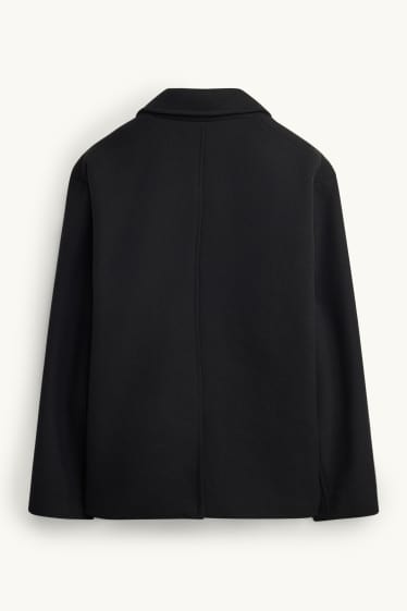 Hommes - Veste - laine mélangée - noir