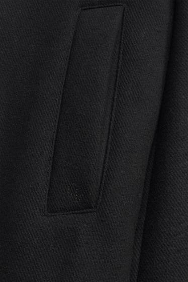 Hommes - Veste - laine mélangée - noir