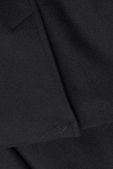 Hommes - Veste - laine mélangée - noir