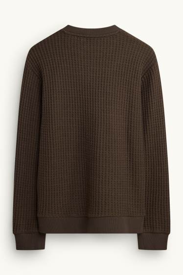 Men - Sweatshirt - brown