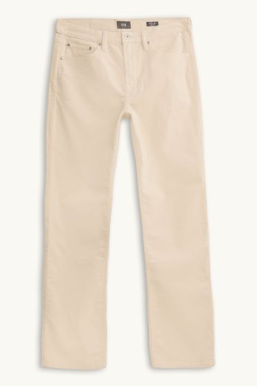 Home - Pantalons de pana - straight fit - beix clar