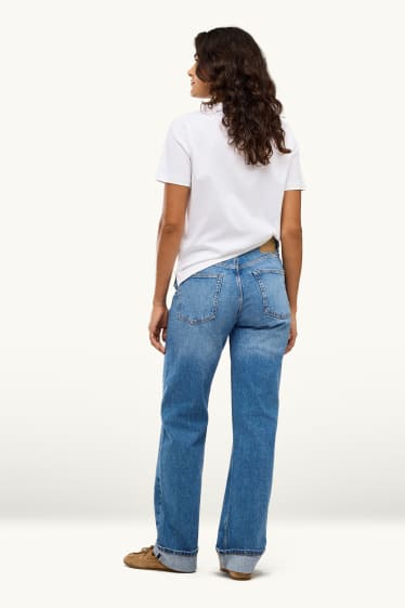Damen - Straight Jeans - High Waist - Selvedge - jeansblau