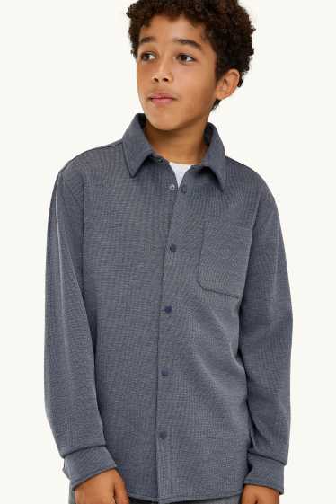 Enfants garçons - Chemise - gris foncé
