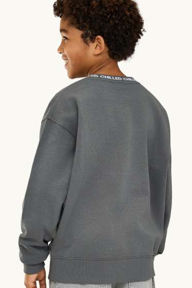 Bambini - Orsetto - felpa - grigio scuro