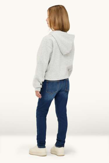 Děti - dívky - Skinny jeans - termo džíny - džíny - modré
