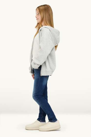 Děti - dívky - Skinny jeans - termo džíny - džíny - modré