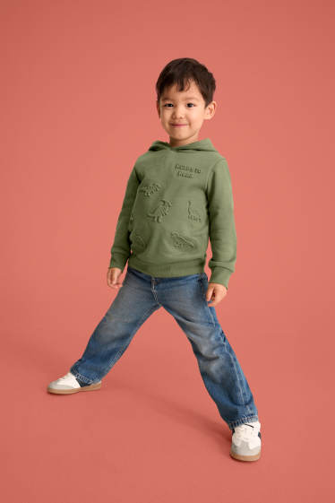 Children Boys - Dino - hoodie - green