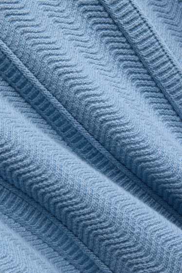 Home - Jersei - texturat - blau clar