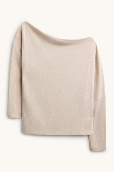 Femei - Tricou - bej