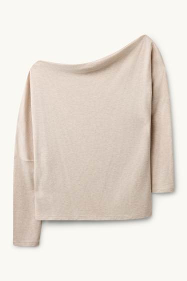 Femei - Tricou - bej