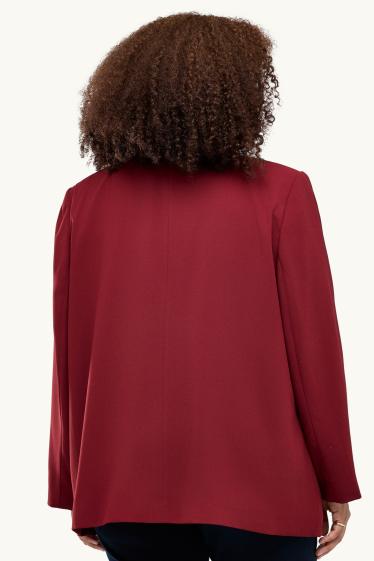 Damen - Longblazer - Regular Fit - rot