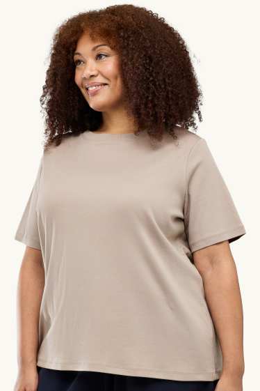 Mujer - Camiseta - regular fit - color arena