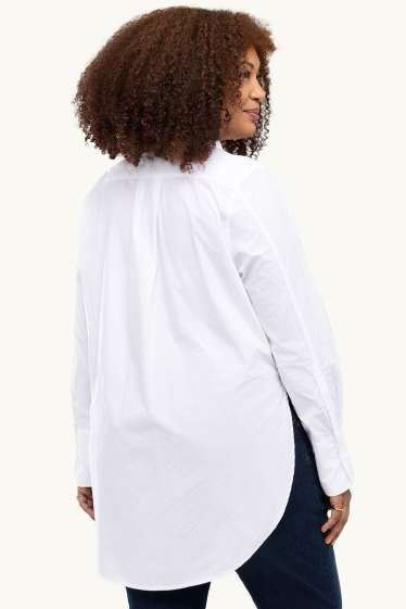 Damen - Hemdbluse - weiss