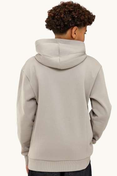 Bambini - Confezione da 2 - orso e skateboard - felpa con cappuccio e maglia girocollo - blu scuro