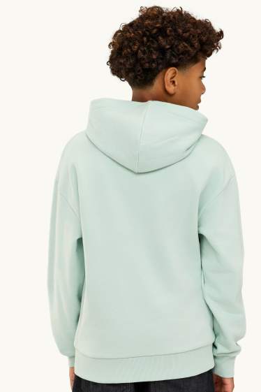Children Boys - Skate - hoodie - mint green
