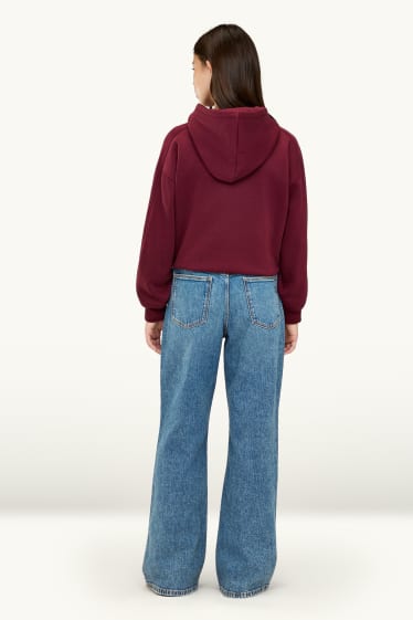 Děti - dívky - Baggy jeans - džíny - modré
