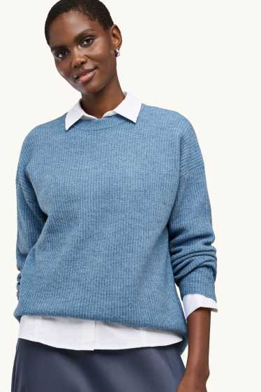 Dames - Trui - blauw