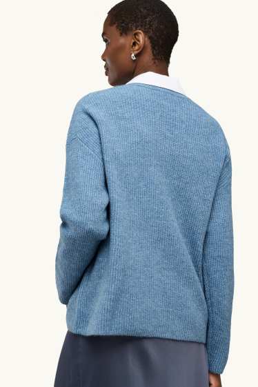 Dames - Trui - blauw