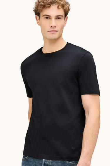 Herren - T-Shirt - Regular Fit - schwarz