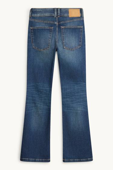 Femmes - Bootcut jean - mid waist - jean bleu