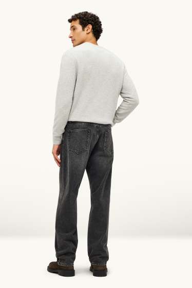 Heren - Relaxed jeans - jeansdonkergrijs