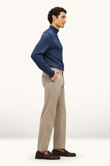 Hommes - Chino - regular fit - LYCRA® - beige