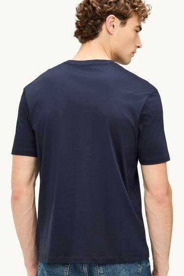 Herren - T-Shirt - Regular Fit - dunkelblau