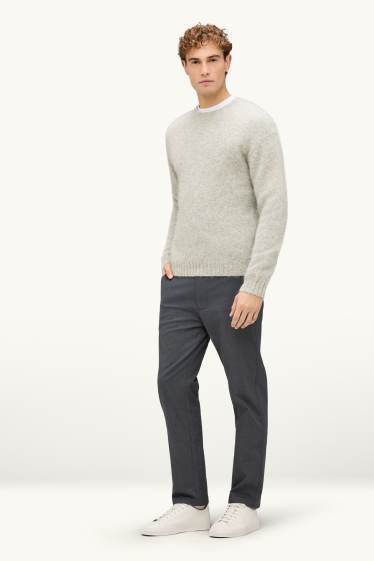 Herren - Thermo-Chino - Regular Fit - THERMOLITE® - dunkelgrau-melange