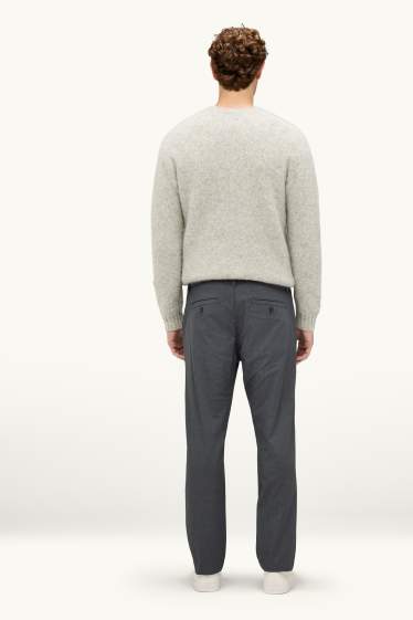 Herren - Thermo-Chino - Regular Fit - THERMOLITE® - dunkelgrau-melange