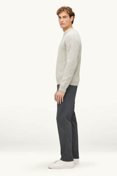 Herren - Thermo-Chino - Regular Fit - THERMOLITE® - dunkelgrau-melange