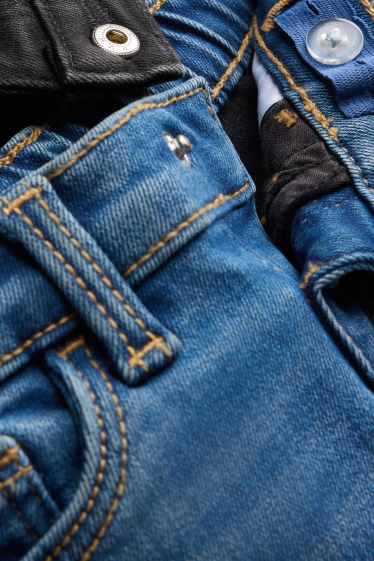 Kinder Mädchen - Multipack 2er - Skinny Jeans - blau / schwarz