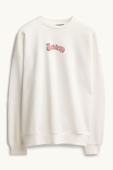 Herren - Weihnachts-Sweatshirt - Der Grinch - weiß
