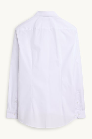 Home - Camisa formal - slim fit - Kent - blanc