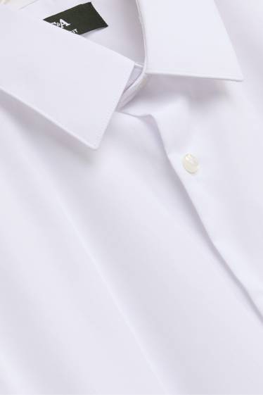 Home - Camisa formal - slim fit - Kent - blanc