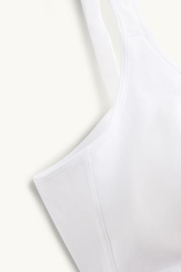 Women - Non-wired bra - white