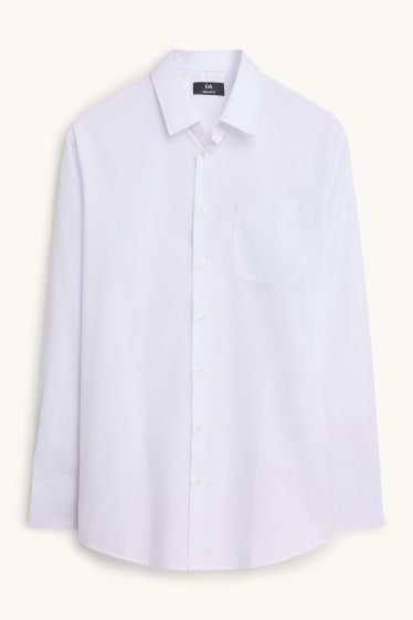 Home - Camisa formal - regular fit - Kent - blanc