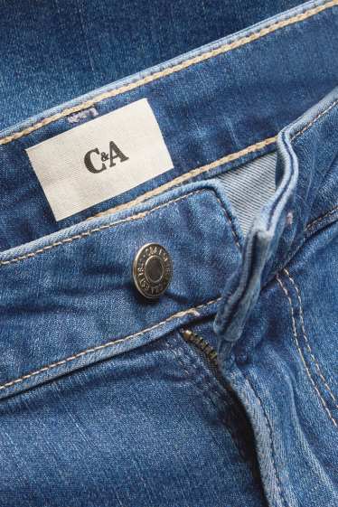 Femmes - Jean coupe droite - mid waist - LYCRA® - jean bleu