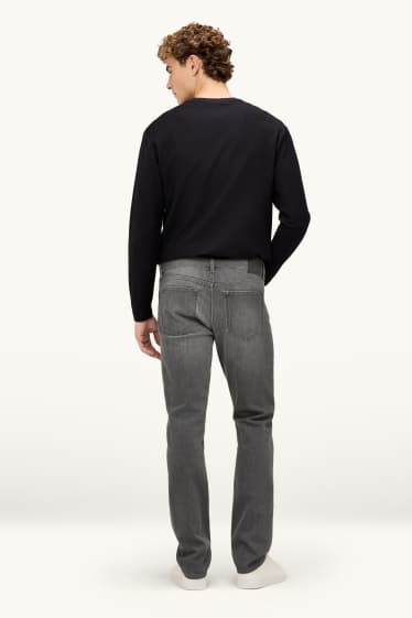 Bărbați - Slim jeans - LYCRA ® - denim-gri închis