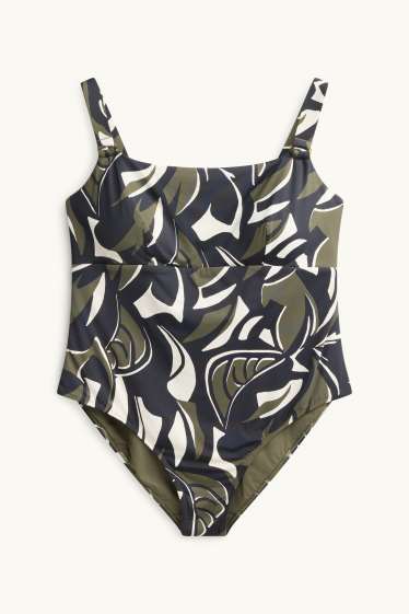 Dames - Badpak - gewatteerd - LYCRA® XTRA LIFE™ - met patroon - camouflage