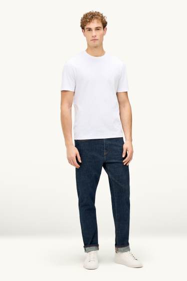 Heren - Regular jeans - Selvedge - jeansdonkerblauw
