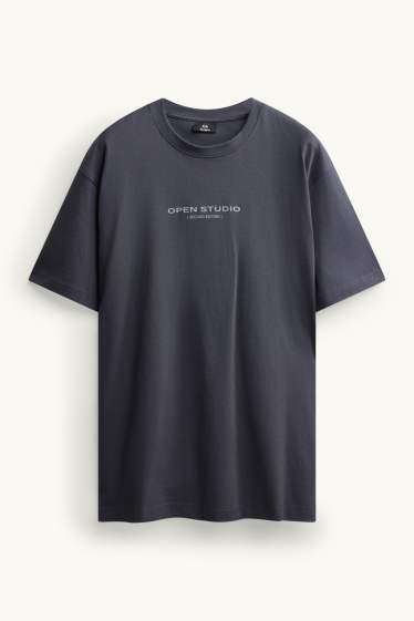 Home - Samarreta de màniga curta - relaxed fit - gris fosc