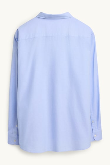 Uomo - Camicia - regular fit - button down - azzurro