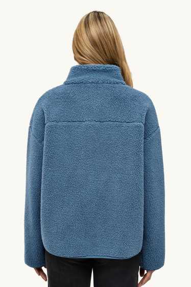 Women - Fleece jacket - blue