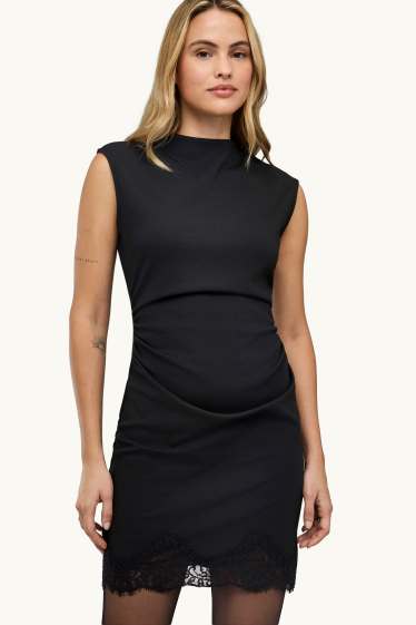 Damen - Bodycon-Kleid - schwarz