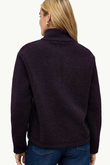 Women - Fleece jumper - purple